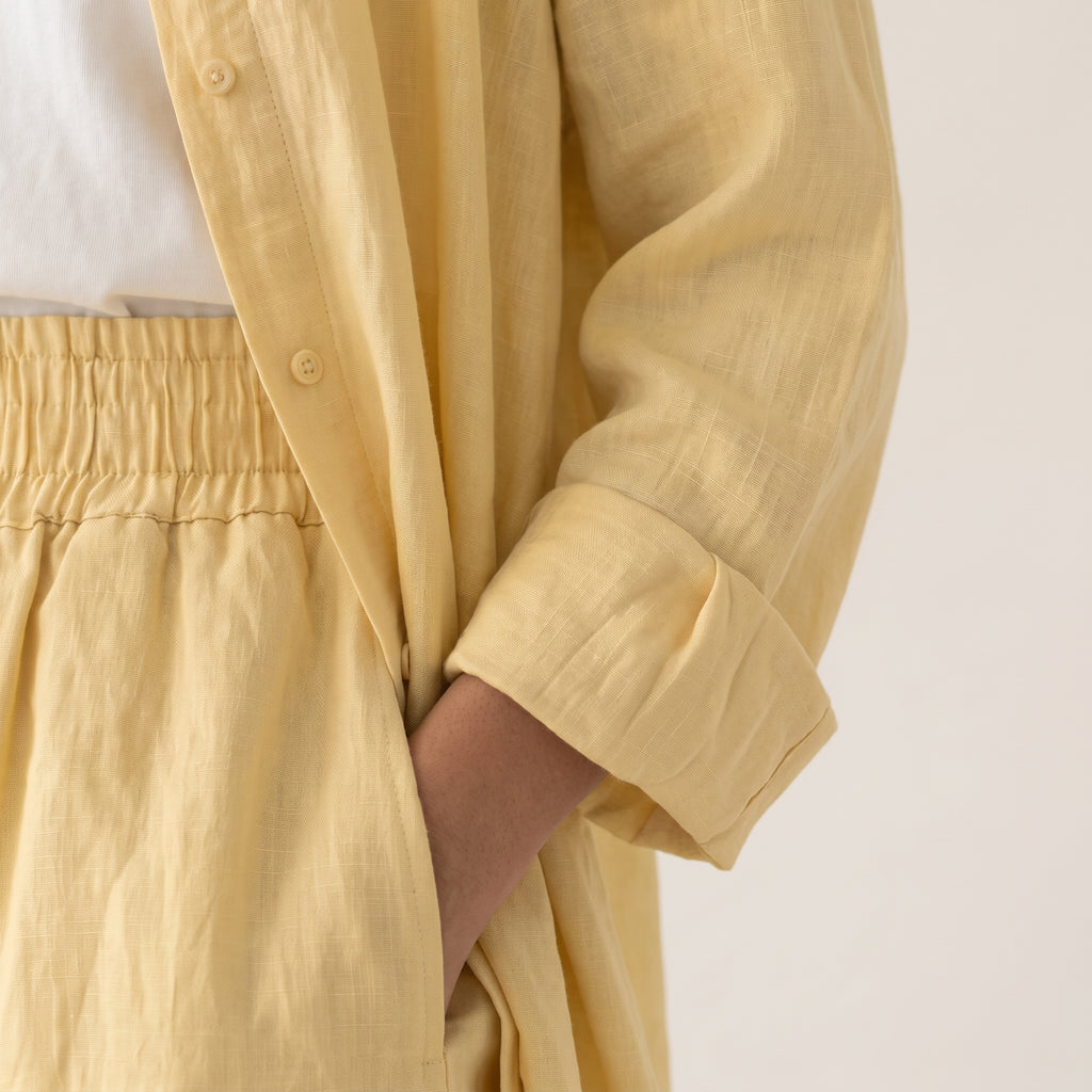 Ensemble TIFA en Lin butter yellow