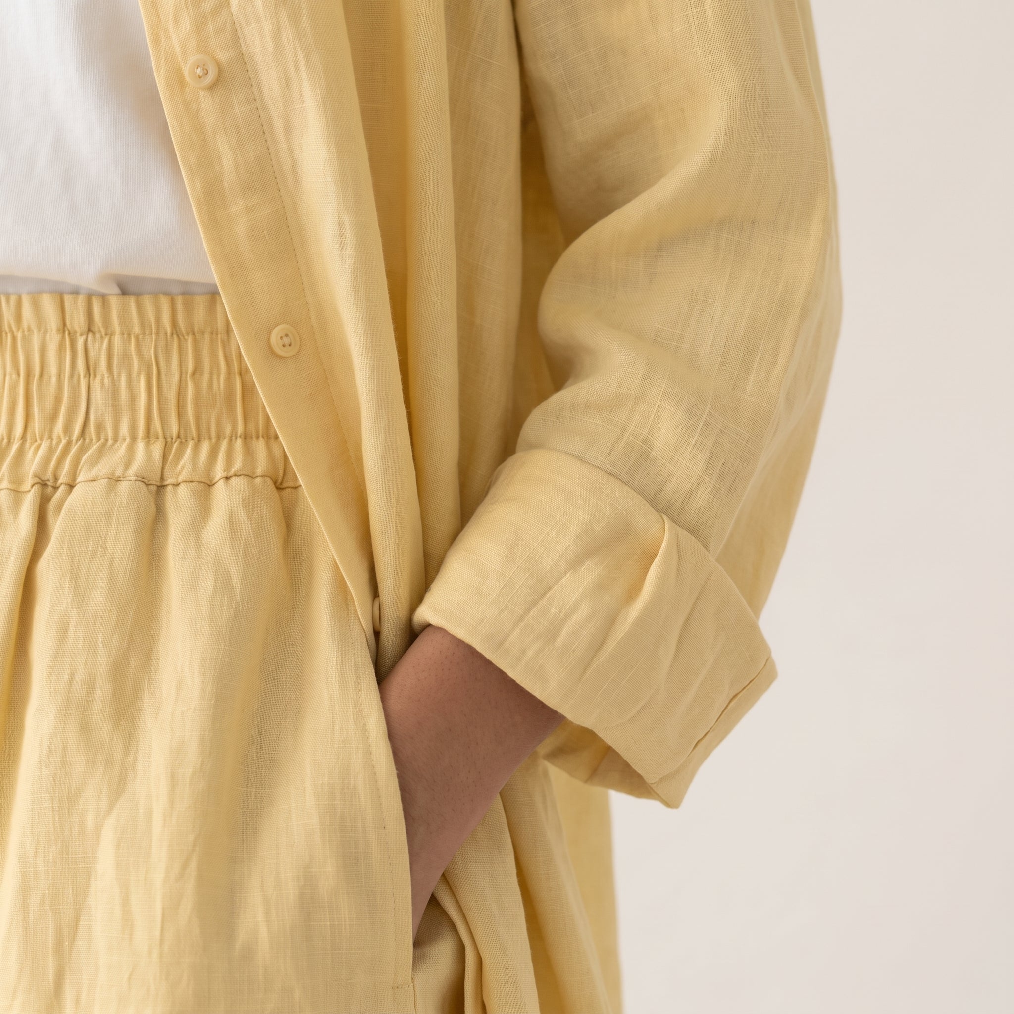 Ensemble TIFA en Lin butter yellow