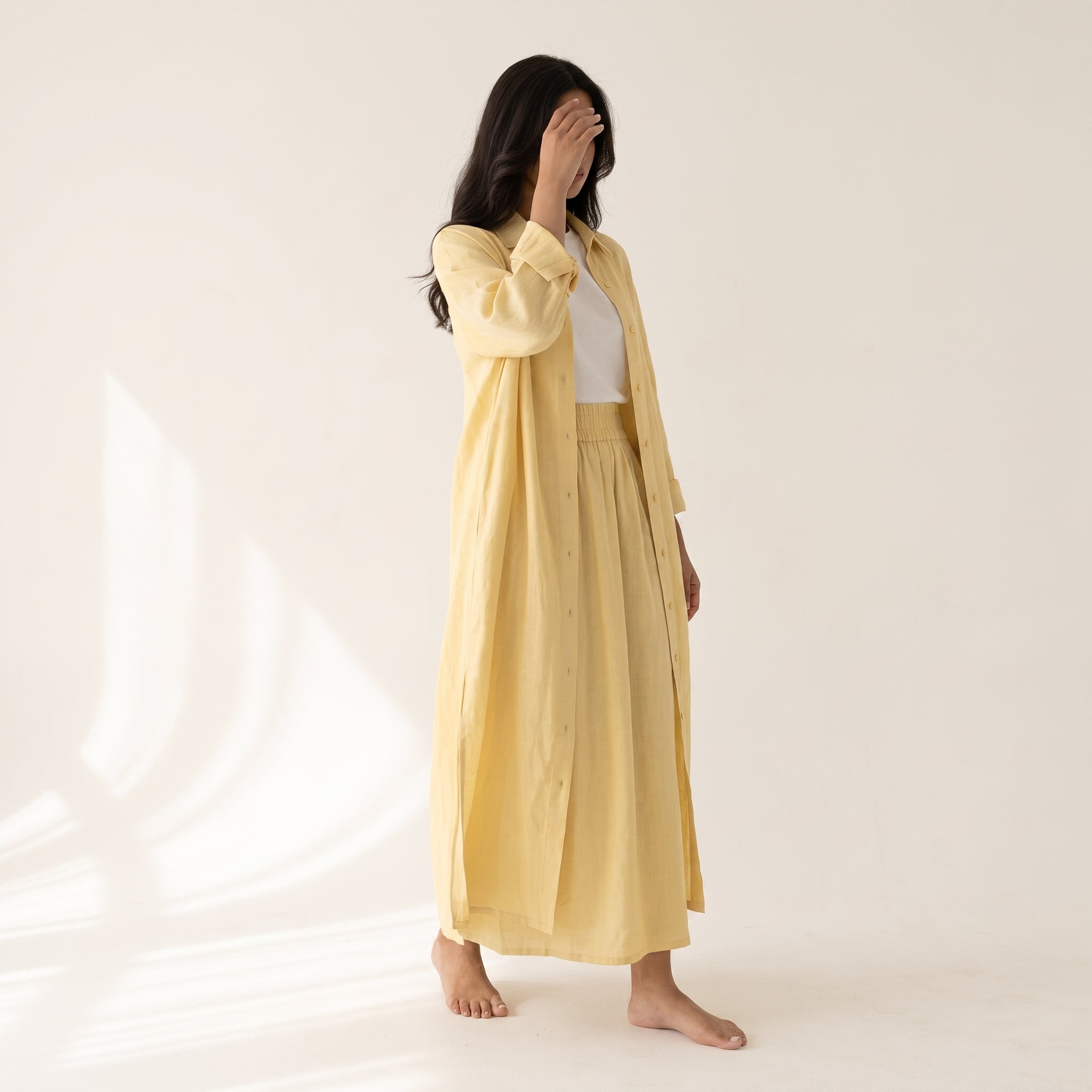 Ensemble TIFA en Lin butter yellow